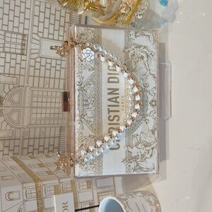 Christian Dior Paper Shopping Bag Transformed UPCYCLEd Novelty Clutch